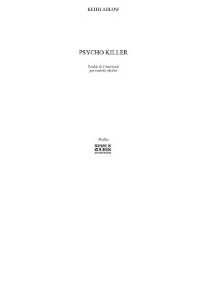 [Frank Clevenger 04] • Psycho Killer